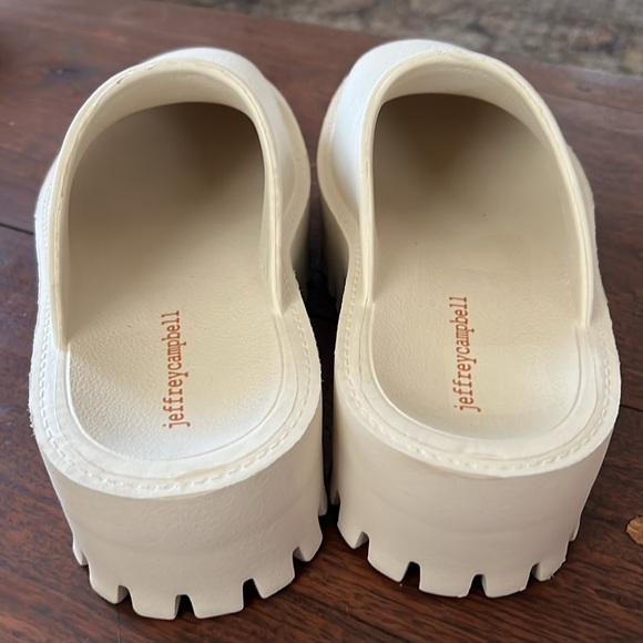 Jeffrey Campbell Bae Platform Mules in Cream Size US6 or EUR37 - Picture 5 of 6